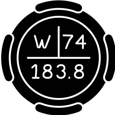 Saat simgesi vektör illüstrasyonu