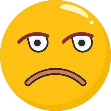 Yüz ifadesi simgeleri düz stil simgesi