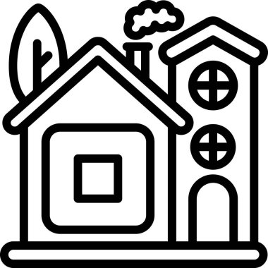 Ev. Web simgesi basit tasarım