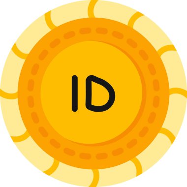 Bozuk para. Web simgesi basit illüstrasyon