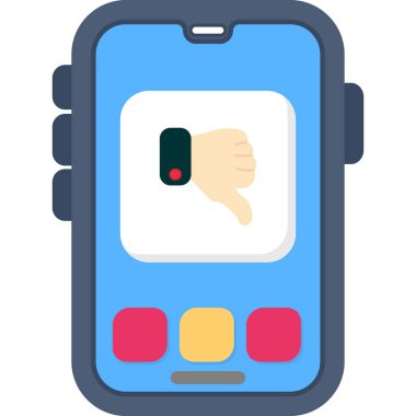 Cep telefonu. Basit resimleme