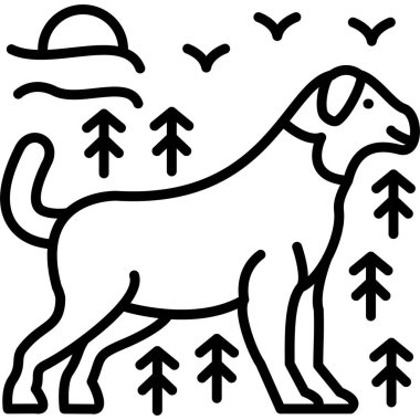 Hayvan hayvan hayvan simgesi