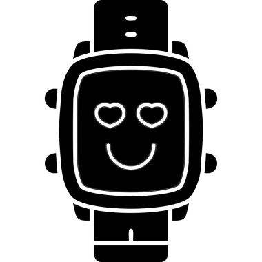 sevimli bir yüzü vektör çizim