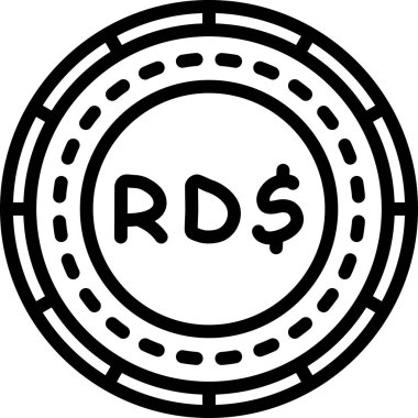 Para için. Web simgesi basit illüstrasyon