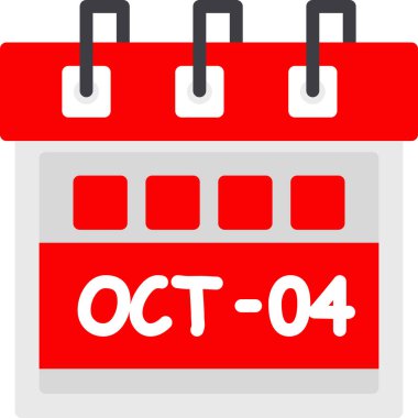 Kasım 19 takvim - düz vektör illüstrasyonu