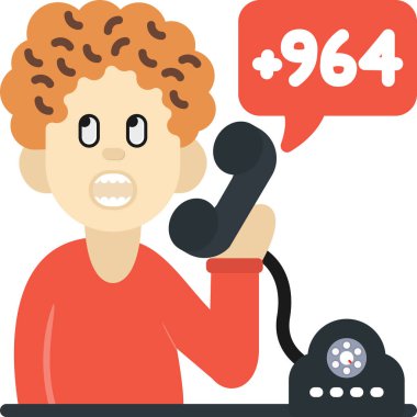 Müşteri Hizmetleri. Vektör illüstrasyonu