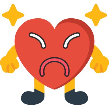 Tamamlanmış dış hatlar biçiminde emoji simgesi simgesi