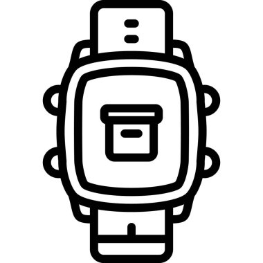 akıllı saat vektör simgesi