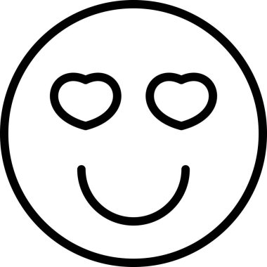 Gülümse. Web simgesi basit tasarım