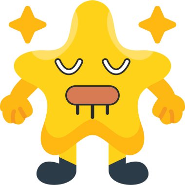 Yıldızlı sarı bir ifade.