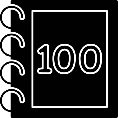 0 1 numaralı siyah beyaz sayının vektör illüstrasyonu