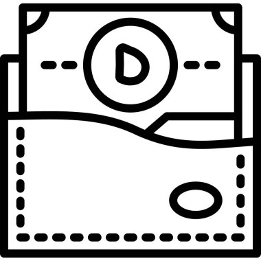 fatura para birimi nakit simgesi