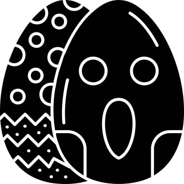 Yumurta. Web simgesi basit illüstrasyon