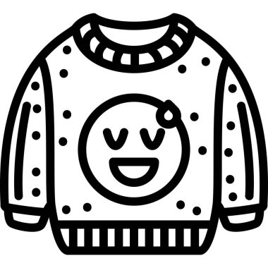 giysi ikonu vektörü. özet çizimi