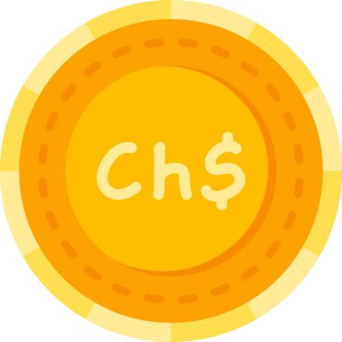 Sikke dolar para birimi simgesi düz biçiminde