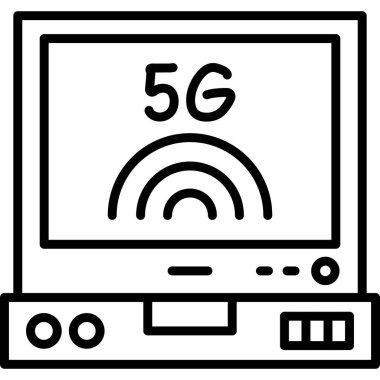 mobil internet teknolojisi simgesi