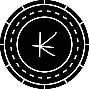 pusula simgesi, vektör illüstrasyonu