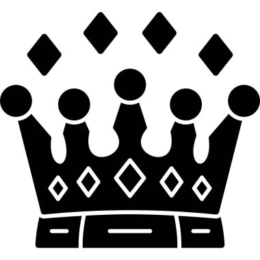 kral taç vektör simgesi
