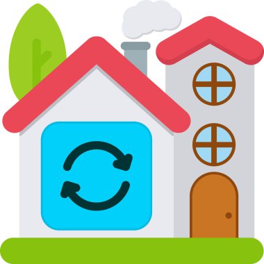 Ev. Web simgesi basit tasarım