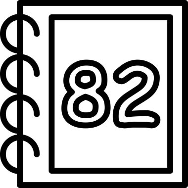 kitap simgesi, vektör illüstrasyonu