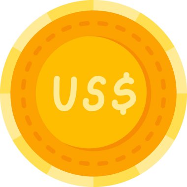 Dolar Sikkesi. Basit tasarım