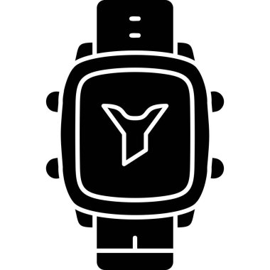 Akıllı saat simgesi basit vektör. Akıllı saat. akıllı saat