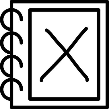 Bir işaretin vektör illüstrasyonu