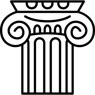 sütun Yunanca sütun simgesi