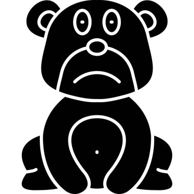 Oyuncak ayı kutsal kişilerin resmi, vektör çizim