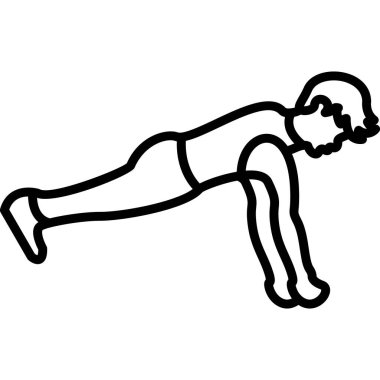 Yoga Çalışan Genç Kadın