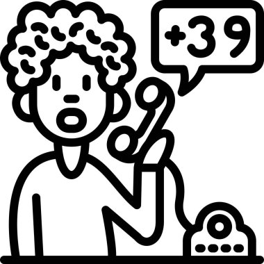 çağrı merkezi operatörü müşteri simgesi