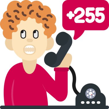 Çağrı merkezi tasarımı, vektör illüstrasyonu 10 grafik