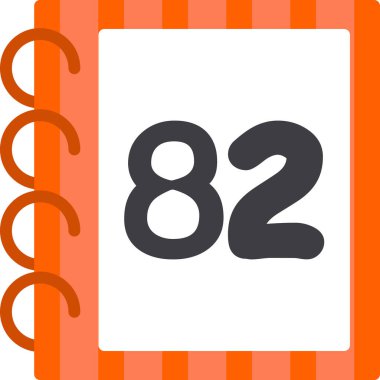 Takvim. Web simgesi basit illüstrasyon