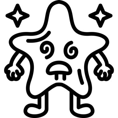 Tasarımda noel dekorasyonu yıldız simgesi