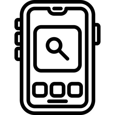 Telefon simgesi vektör illüstrasyonu