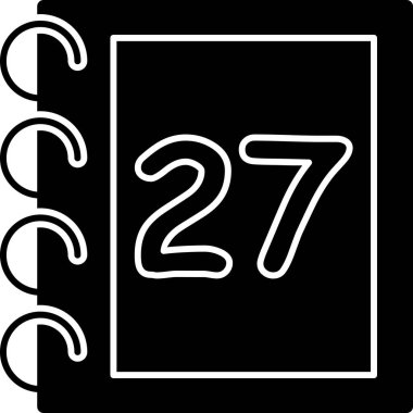 Takvim işareti simgesini, vektör çizim