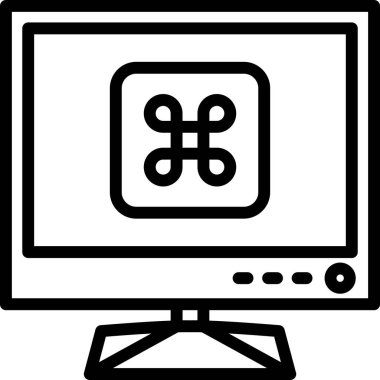 Özet biçiminde lcd ekran görüntüleme simgesi