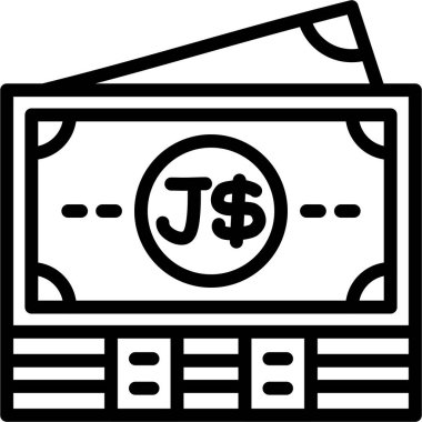 Para doları. Web simgesi