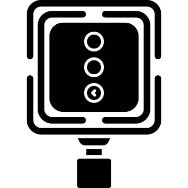 video simgesi vektör illüstrasyonu