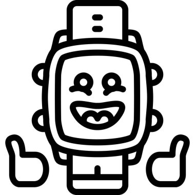 Başparmaklar yukarı simgesi olan robot