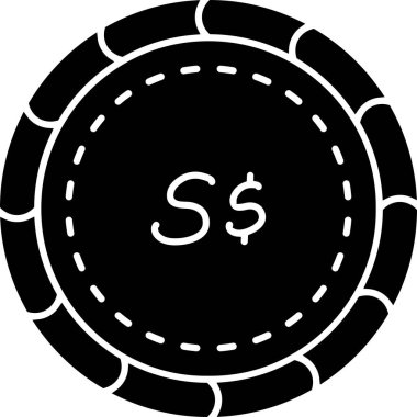 Dolar parası. Basit resimleme