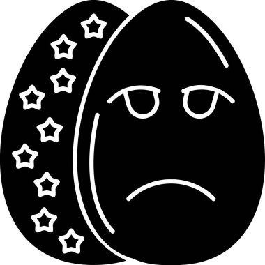 üzgün emoji simgesi, vektör illüstrasyonu