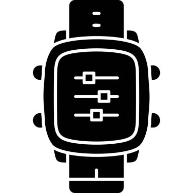 saat simgesi, basit vektör tasarımı