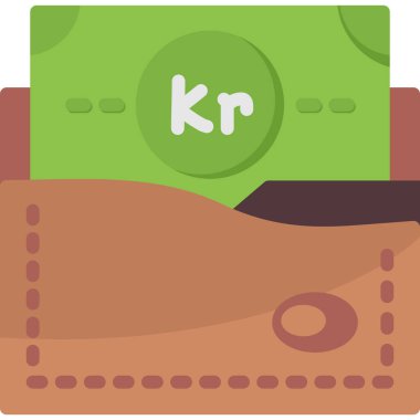 Para için. Web simgesi basit illüstrasyon