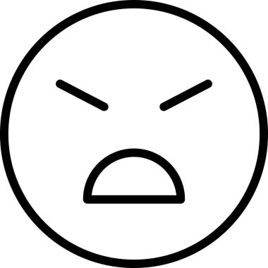 kızgın ifade simgesi