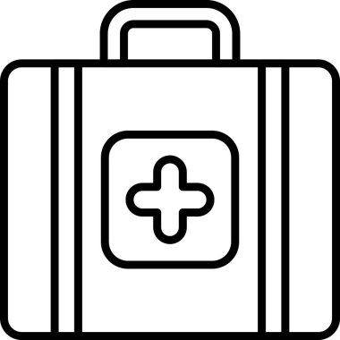 ilk yardım simgesini ana hat biçiminde paketle