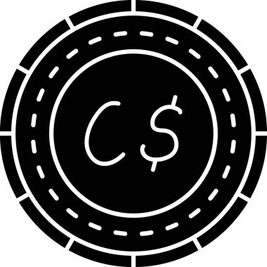 Bozuk para. Web simgesi basit illüstrasyon