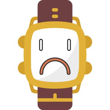 Alarm saati, resimleme, vektör, beyaz arkaplan üzerinde.