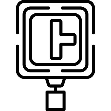 Pil. Web simgesi basit illüstrasyon