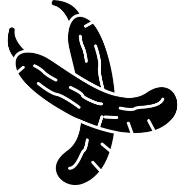 Çizgi film simgesinin vektör çizimi